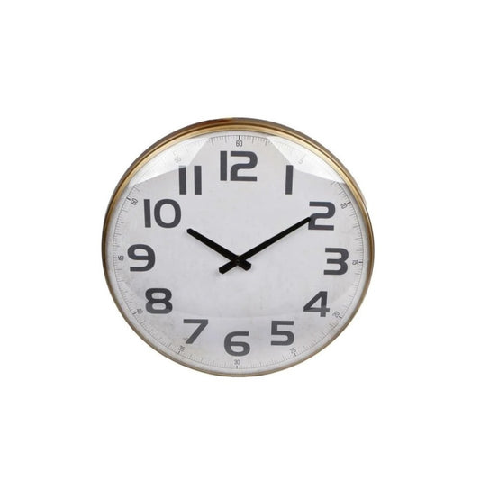 Overige Merken Wandklok Dresden 43X6.5X43 Cm Messing/Metaal