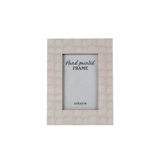 Overige Merken Fotolijst Masie 16X21.5X1 Cm Hout/Emaille/Wit