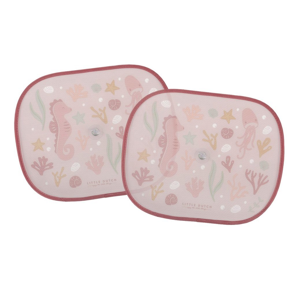 Little Dutch Ocean Dream Zonneschermen 36X44 Cm 2 Stuks Roze