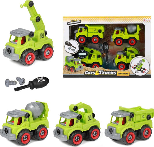 Cars & Trucks Cars &Amp; Trucks Bouwvoertuigen &Amp; Accessoires 4 Stuks