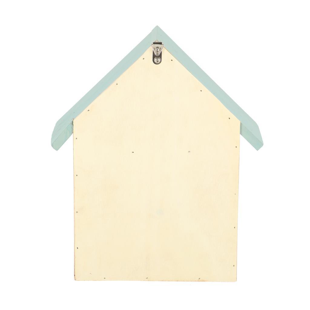 Esschert Design Houten Insectenhotel 10X24X29 Cm Naturel/Mintgroen