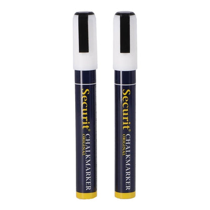 Overige Merken Securit Krijtstiften 2-6 Mm Wit 2 Stuks