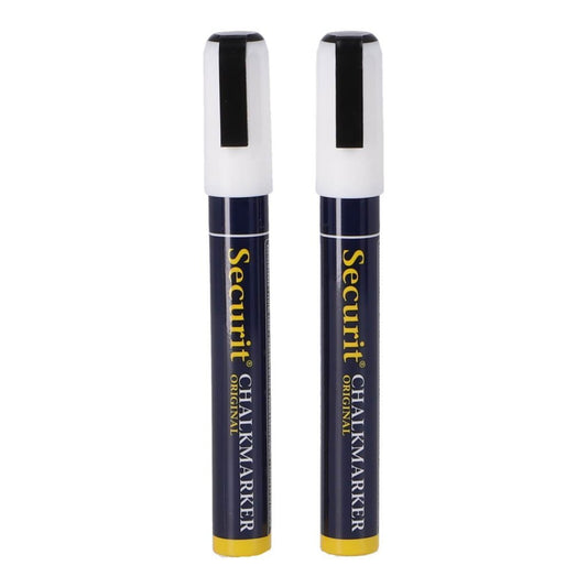 Overige Merken Securit Krijtstiften 2-6 Mm Wit 2 Stuks