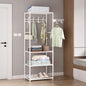 Ceruzo Kledingrek Met 3 Legplankjes - Wit - Metaal - 55 X 36 X 170 Cm