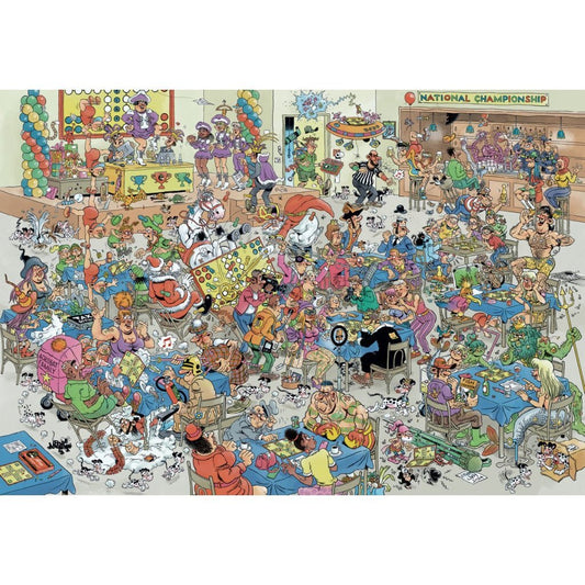 Jumbo Puzzel Jan Van Haasteren Nk Mens Erger Je Niet 2000 Stukjes