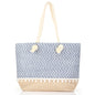 Shopper zigzag navy