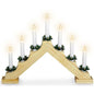 Kaarsenbrug Met 7 Lampen  - Hout